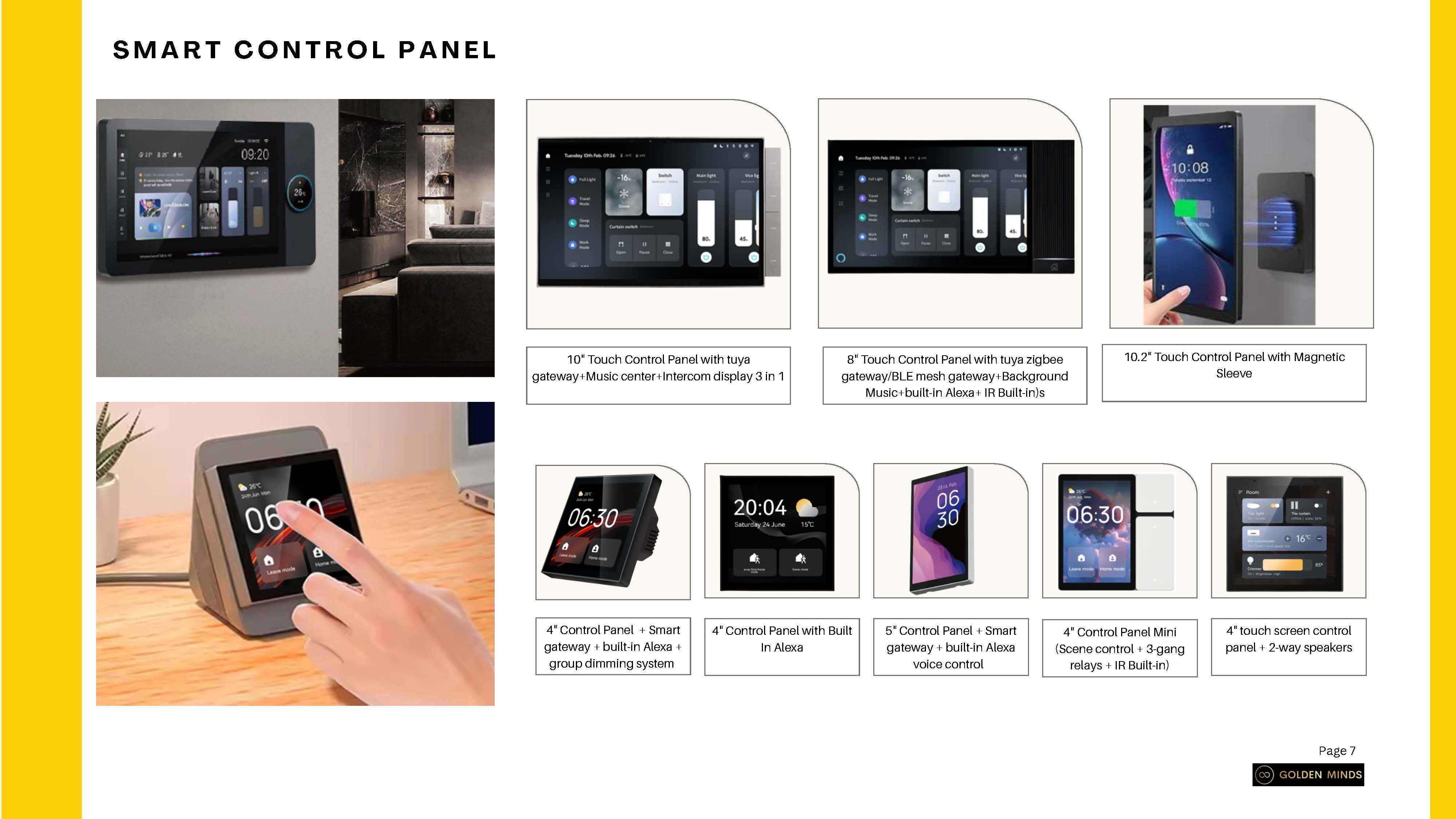 Smart Control Panels