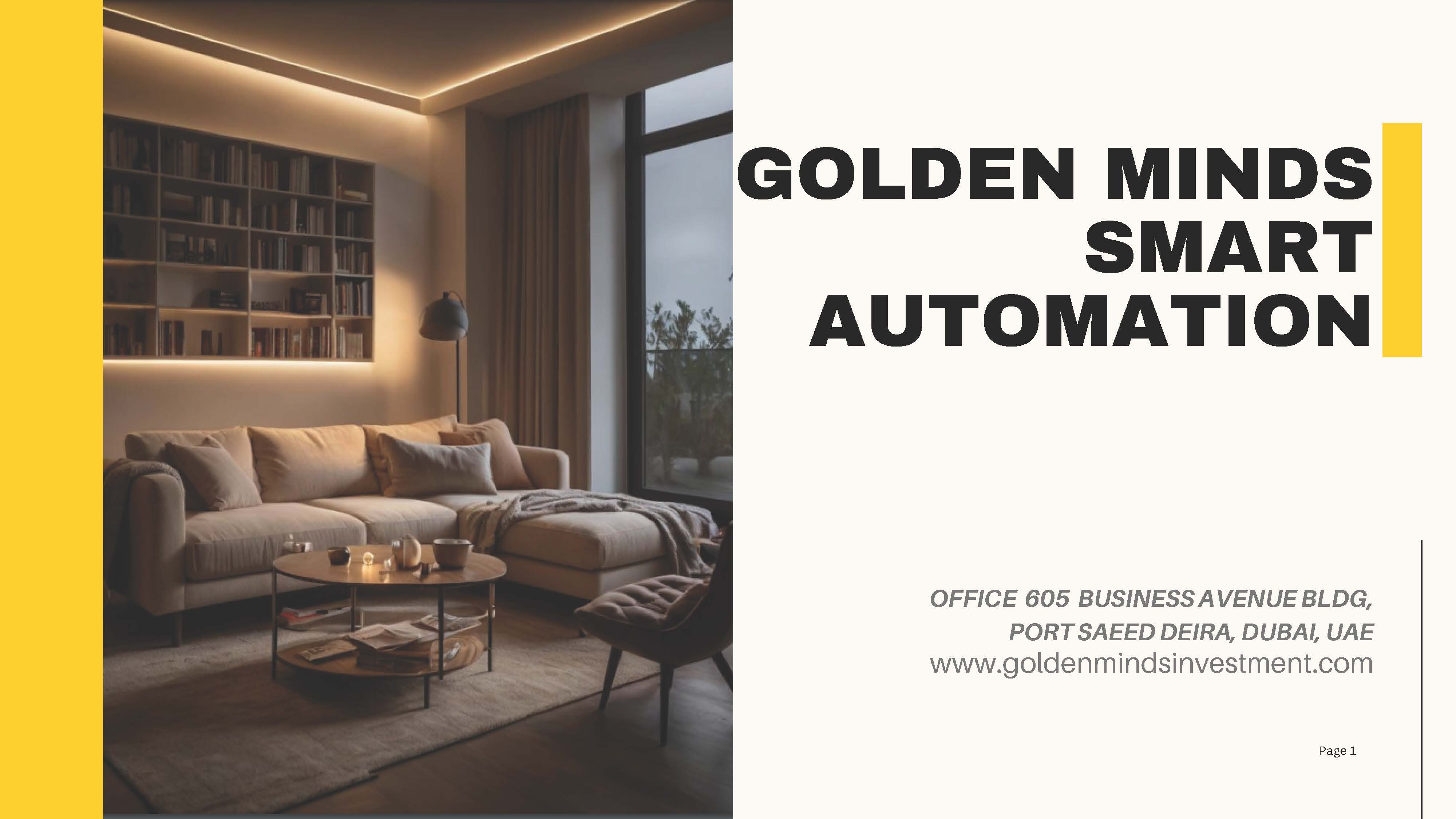 Modern smart home interior